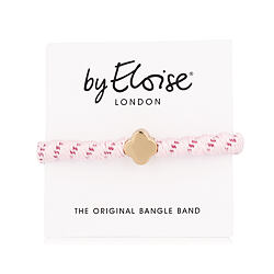 By Eloise London Gold Quatrefoil Woven