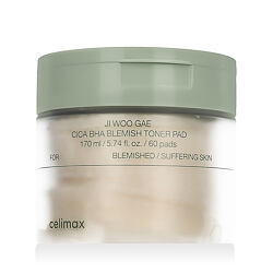 Celimax Ji Woo Gae Cica BHA Blemish Toner Pad 60 St.