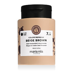 Maria Nila Colour Refresh Haarmaske mit Farbpigmenten Beige Brown 100 ml