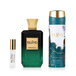 Khadlaj Island Extrait de parfum 100 ml + DEO Spray 200 ml + Extrait de Parfum MINI 8 ml (unisex)