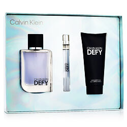 Calvin Klein Defy EDT 100 ml + EDT MINI 10 ml + SG für Haut und Haar 100 ml (man)