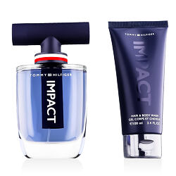 Tommy Hilfiger Impact EDT 100 ml + EDT MINI 4 ml + SG für Haut und Haar 100 ml (man)