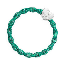 By Eloise London Metallic Silver Heart