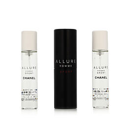 Chanel Allure Homme Sport EDT nachfüllbar 20ml + EDT Nachfüllung 2 x 20ml (man)