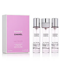 Chanel Chance Eau Tendre EDT 3 x 20 ml Taschensprayfüllung W