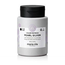 Maria Nila Colour Refresh Semi-permanent Haarmaske mit Farbpigmenten Pearl Silver 100 ml