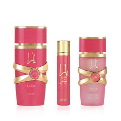 Lattafa Yara Candy EDP 100 ml + EDP MINI 12 ml + Haarspray 50 ml (woman)