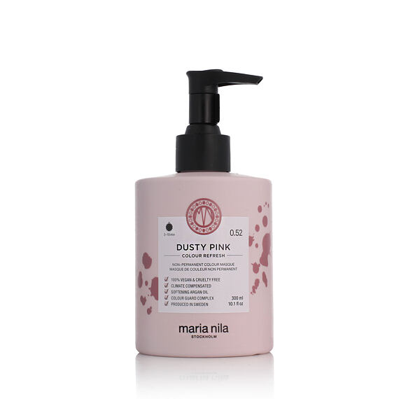 Maria Nila Colour Refresh Haarmaske mit Farbpigmenten Dusty Pink 300 ml