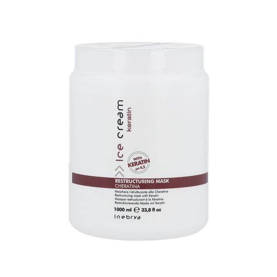 Inebrya Ice Cream Keratin Restructuring Mask 1000 ml