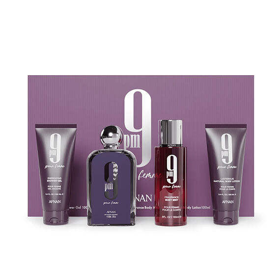 Afnan 9pm pour Femme EDP 100 ml + Körperspray 150 ml + BL 100 ml + SG 100 ml (woman)