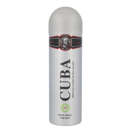 Cuba Black Deodorant Spray 200 ml (man)