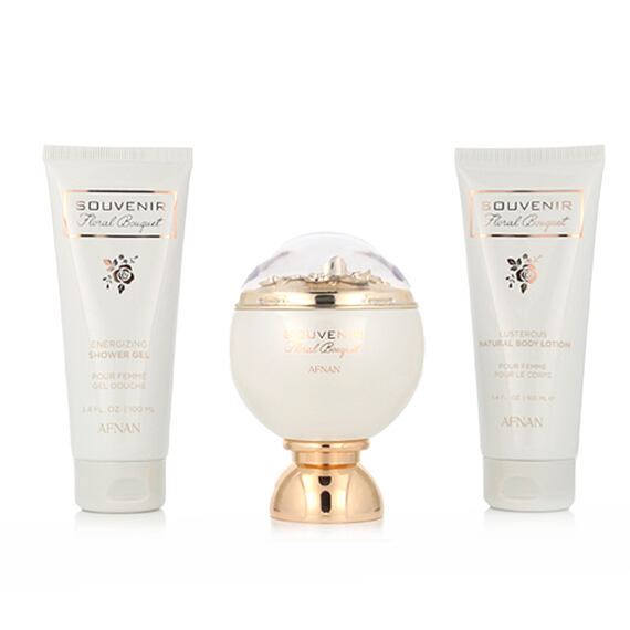 Afnan Souvenir Floral Bouquet EDP 100 ml + SG 100 ml + BL 100 ml (woman)