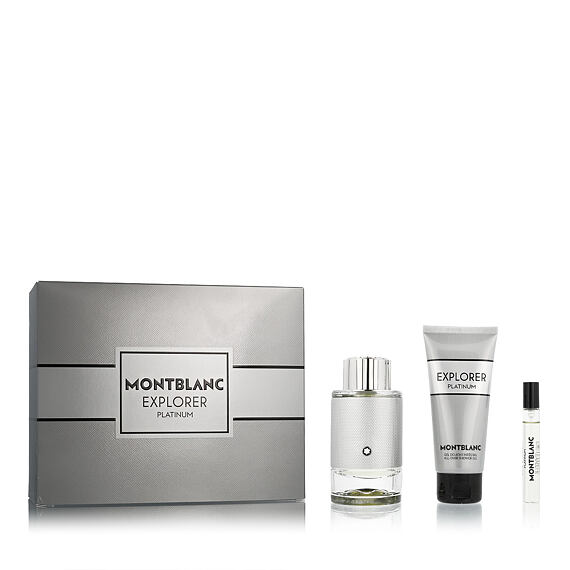 Montblanc Explorer Platinum EDP 100 ml + EDP MINI 7,5 ml + SG für Haut und Haar 100 ml (man)