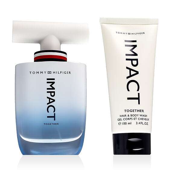 Tommy Hilfiger Impact Together EDT 100 ml + SG für Haut und Haar 100 ml (man)