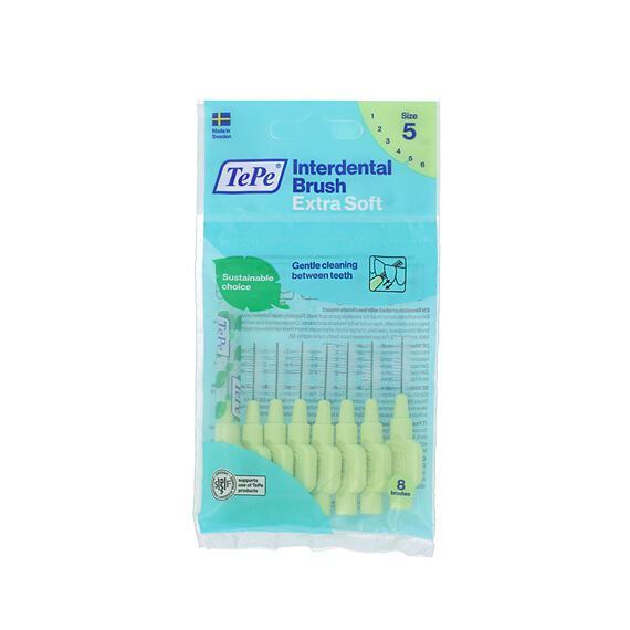 TePe Extra Soft Interdentalbürsten 5 grün (0,8 mm) 8 St.