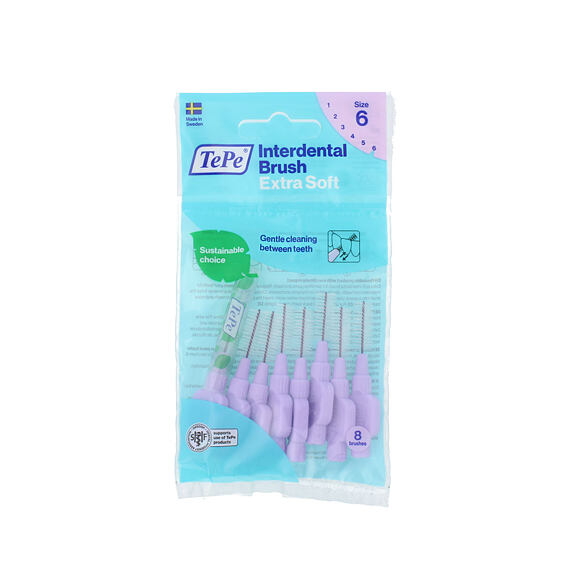 TePe Extra Soft Interdentalbürsten 6 lila (1,1 mm) 8 St.