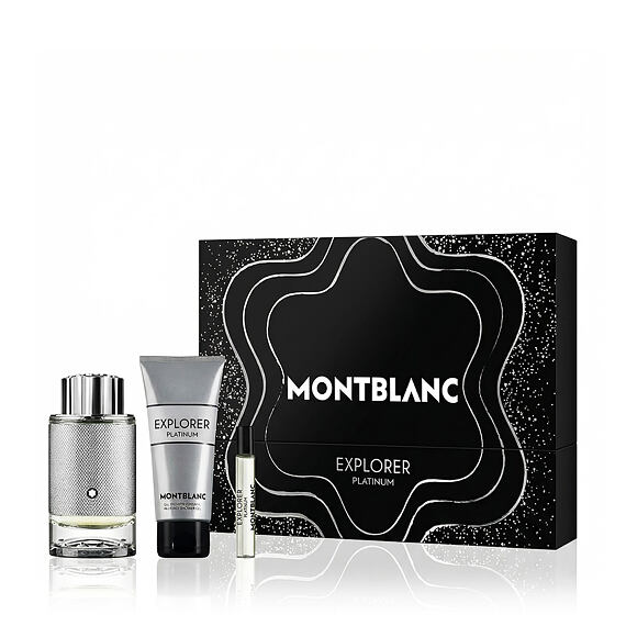 Montblanc Explorer Platinum EDP 100 ml + EDP MINI 7,5 ml + SG für Haut und Haar 100 ml (man)