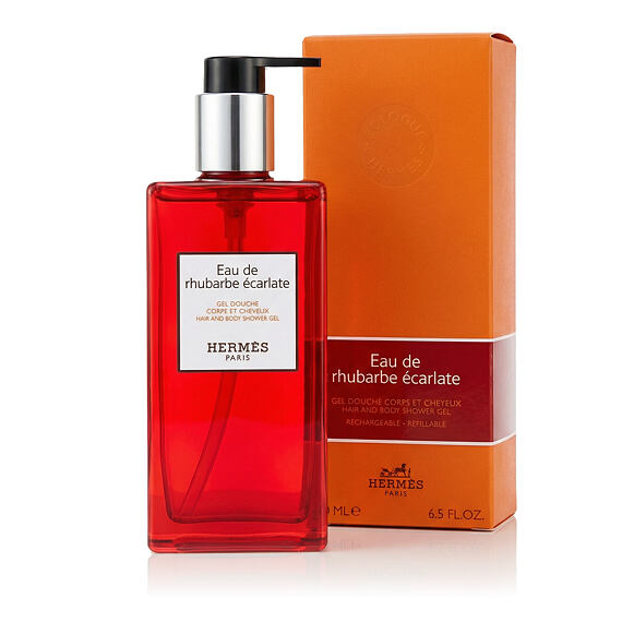 Hermès Eau de Rhubarbe Écarlate Duschgel für Haut und Haar - nachfüllbar 200 ml (unisex)