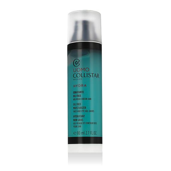 Collistar Uomo Oil Free Moisturizer Face and Eye 24HRS Gel 80 ml
