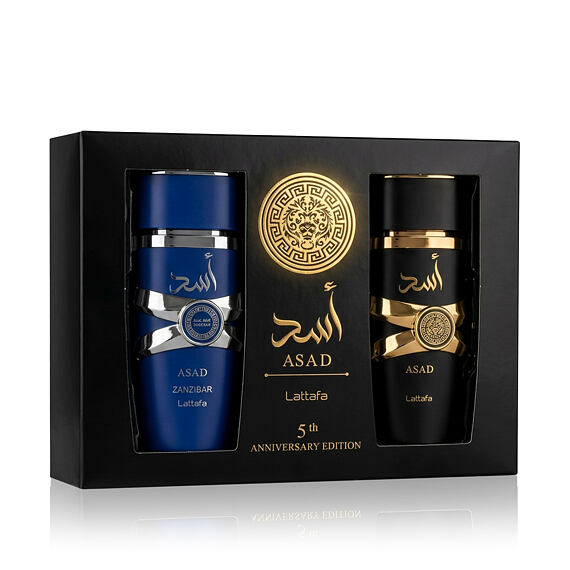 Lattafa Asad EDP Asad 100 ml + EDP Asad Zanzibar 100 ml (unisex)