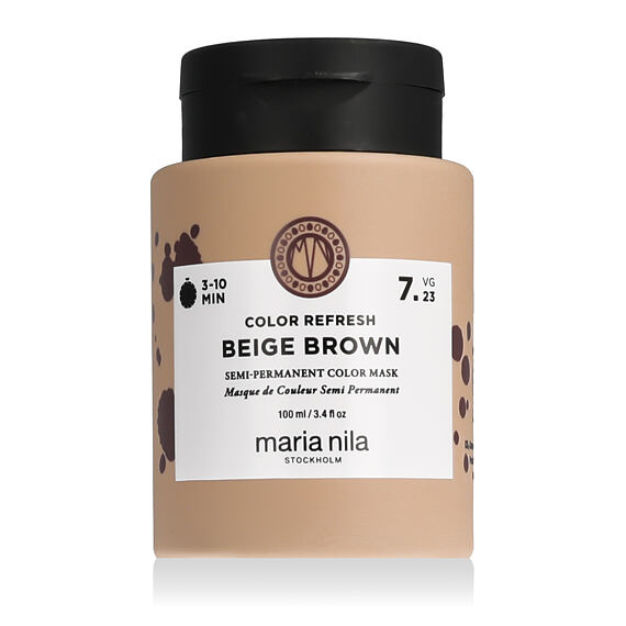 Maria Nila Colour Refresh Haarmaske mit Farbpigmenten Beige Brown 100 ml