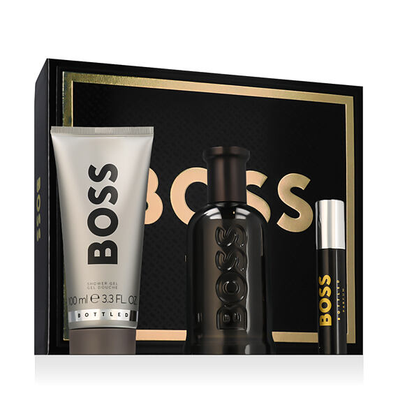 Boss Boss Bottled Parfum 100 ml + Parfum MINI 10 ml + SG 100 ml (man)