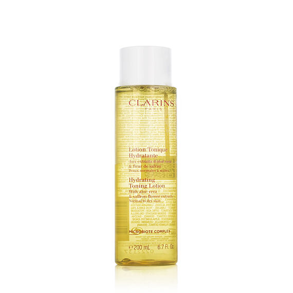 Clarins Hydrating Toning Lotion Aloe Vera & Saffron Flower (Normal to Dry Skin) 200 ml