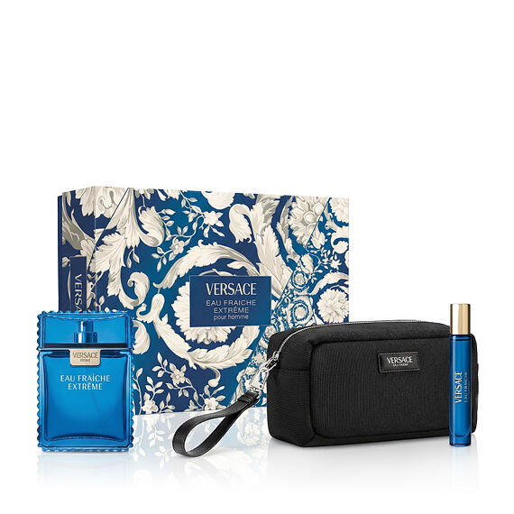 Versace Man Eau Fraiche Extreme EDP 100 ml + EDP MINI 10 ml + Kosmetiktasche 1 St. (man)