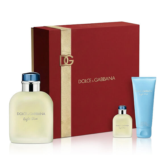 Dolce & Gabbana Light Blue pour Homme EDT 75 ml + EDT MINI 4,5 ml + SG 50 ml (man)
