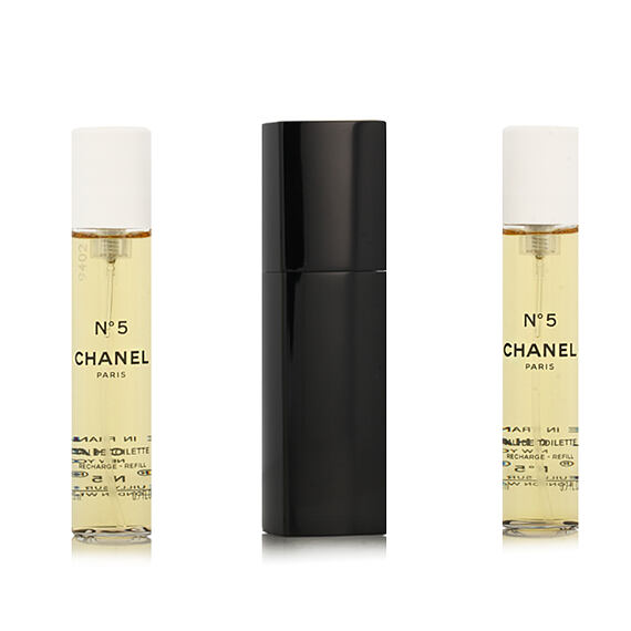 Chanel No 5 EDT nachfüllbar 20 ml + EDT MINI Nachfüllung 2 x 20 ml (woman)