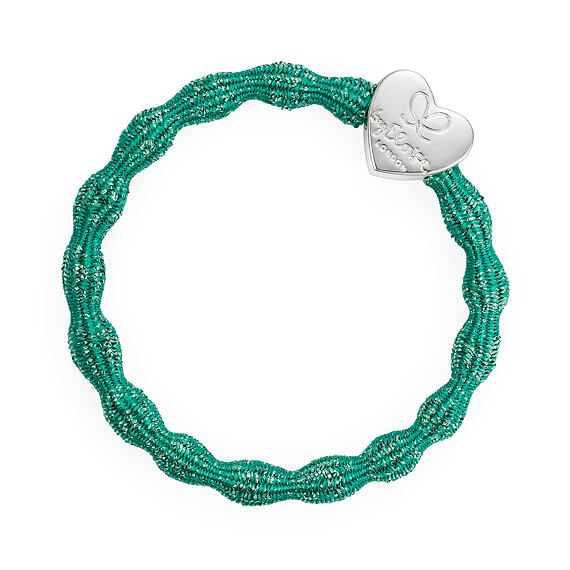 By Eloise London Metallic Silver Heart