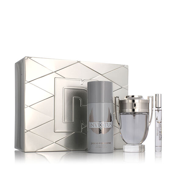 Paco Rabanne Invictus EDT 100 ml + EDT 10 ml + DEO Spray 150 ml (man)