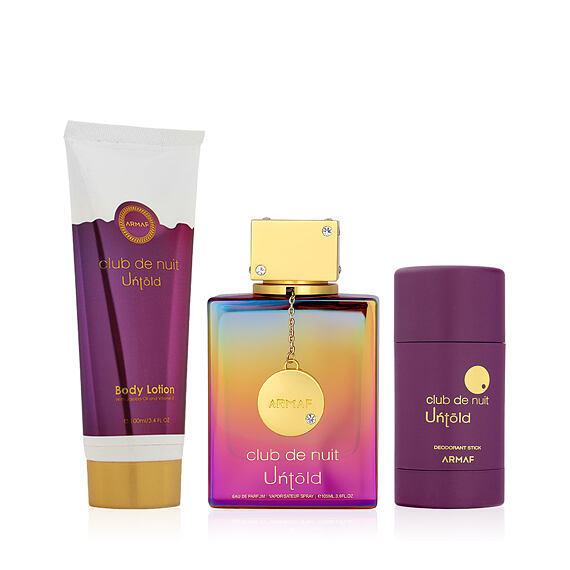 Armaf Club de Nuit Untold EDP 105 ml + DST 75 g + BL 100 ml (unisex)