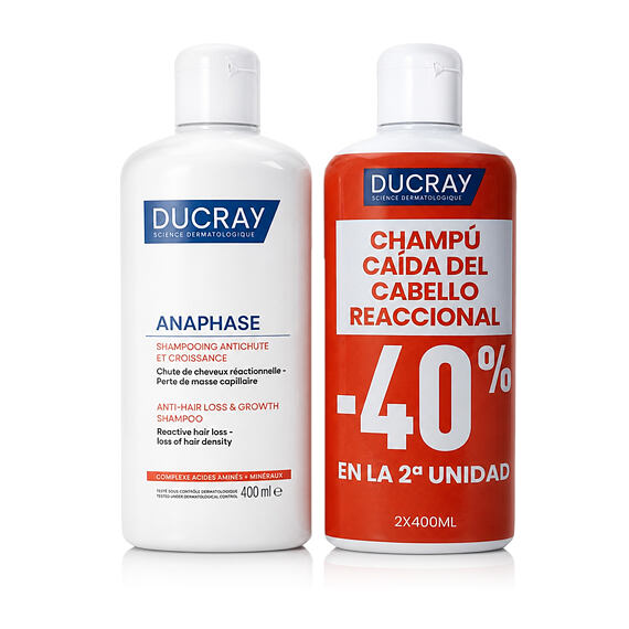 Ducray Anaphase Anti-Hair Loss & Hair Growth Shampoo 2 x 400 ml
