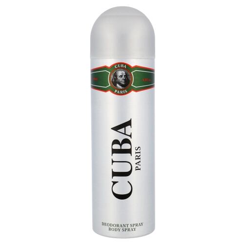 Cuba Green Deodorant Spray 200 ml (man)