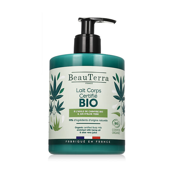 Beauterra Organic Bio Hemp and Aloe Vera Body Milk 500 ml
