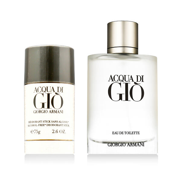 Giorgio Armani Acqua di Giò Pour Homme EDT nachfüllbar 100 ml + DST 75 g (man)