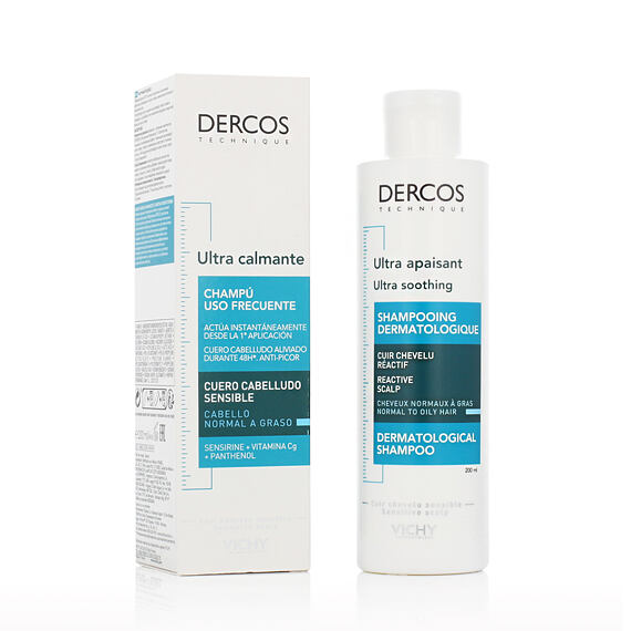 Vichy Dercos Ultra Soothing Dermatological Shampoo 200 ml