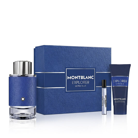 Montblanc Explorer Ultra Blue EDP 100 ml + EDP MINI 7,5 ml + SG 100 ml (man)