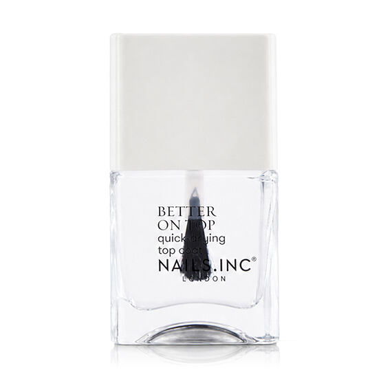 Nails.Inc Better On Top Quick-Drying Top Coat (Transparent) 14 ml