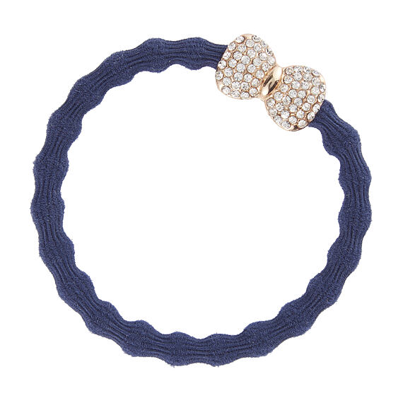 By Eloise London Rose Gold Bling Bow
