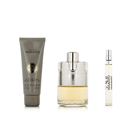 Azzaro Wanted EDT 100 ml + EDT MINI 10 ml + SG für Haut und Haar 75 ml (man)