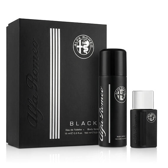 Alfa Romeo Black EDT 15 ml + Körperspray 150 ml (man)