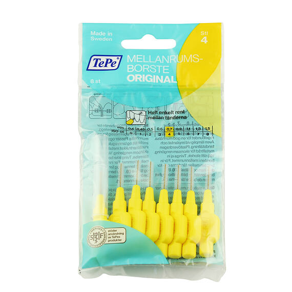TePe Original Interdentalbürsten 4 gelb (0,7 mm) 8 St.