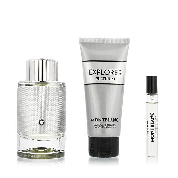 Montblanc Explorer Platinum EDP 100 ml + EDP MINI 7,5 ml + SG für Haut und Haar 100 ml (man)