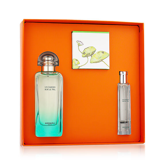 Hermès Un Jardin Sur le Nil EDT 100 ml + EDT 15 ml + Feste Seife 50 g (unisex)