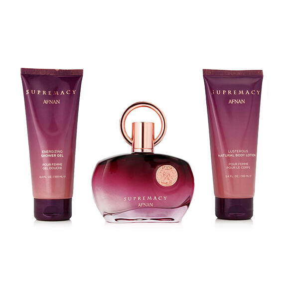 Afnan Supremacy Purple EDP 100 ml + SG 100 ml + BL 100 ml (woman)