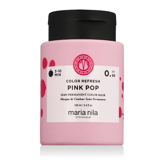 Maria Nila Colour Refresh Semi-permanent Haarmaske mit Farbpigmenten Pink Pop 100 ml