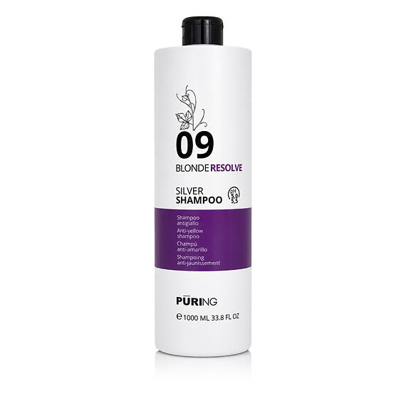 PÜRING 09 BLONDERESOLVE Silver Shampoo 1000 ml