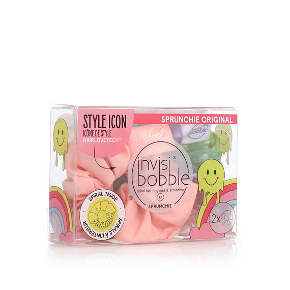 Invisibobble SPRUNCHIE ORIGINAL Duo Retro Dreamin' Haargummi Hue-Man Love 2 St.